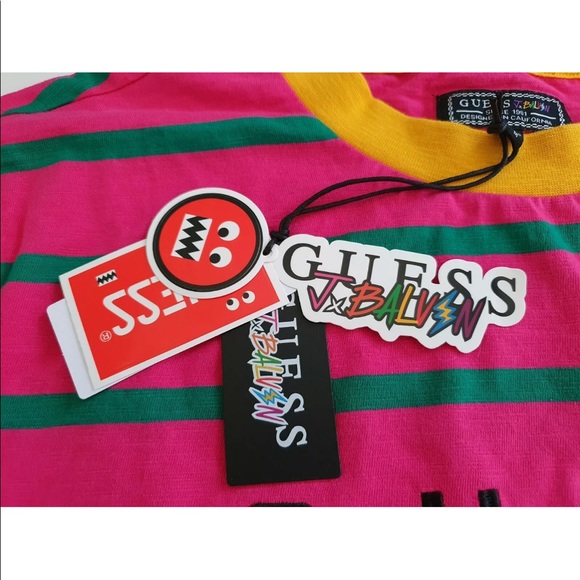nwt Guess Jeans x J Balvin Vibras Tour T-Shirt M - Picture 4 of 5